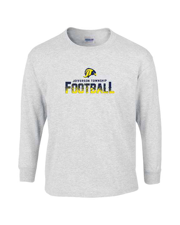 Jefferson Township HS Football Splatter v2 - Cotton Longsleeve