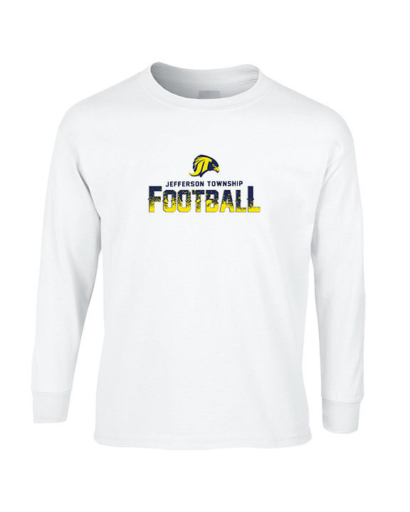 Jefferson Township HS Football Splatter v2 - Cotton Longsleeve