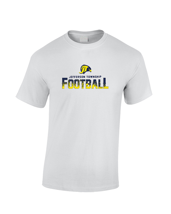 Jefferson Township HS Football Splatter v2 - Cotton T-Shirt