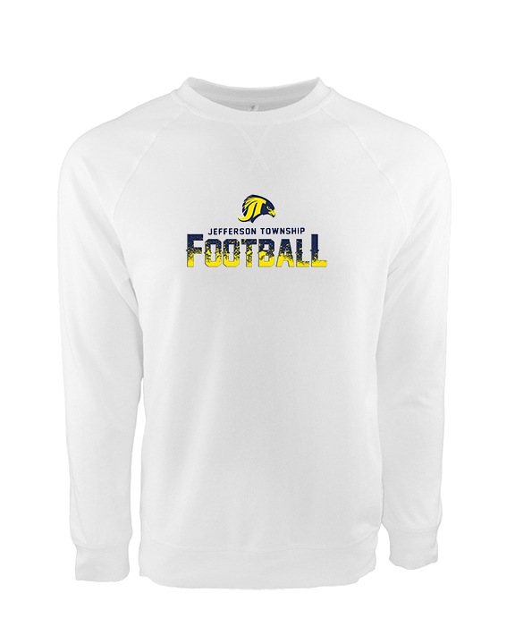 Jefferson Township HS Football Splatter v2 - Crewneck Sweatshirt
