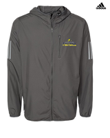 Jefferson Township HS Football Splatter v2 - Mens Adidas Full Zip Jacket