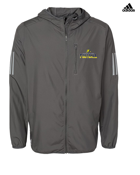 Jefferson Township HS Football Splatter v2 - Mens Adidas Full Zip Jacket