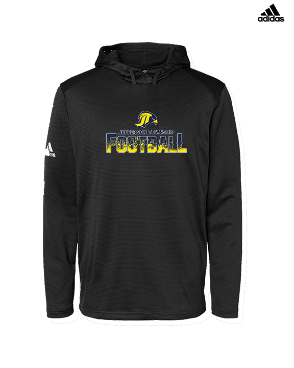 Jefferson Township HS Football Splatter v2 - Mens Adidas Hoodie
