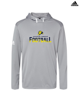 Jefferson Township HS Football Splatter v2 - Mens Adidas Hoodie