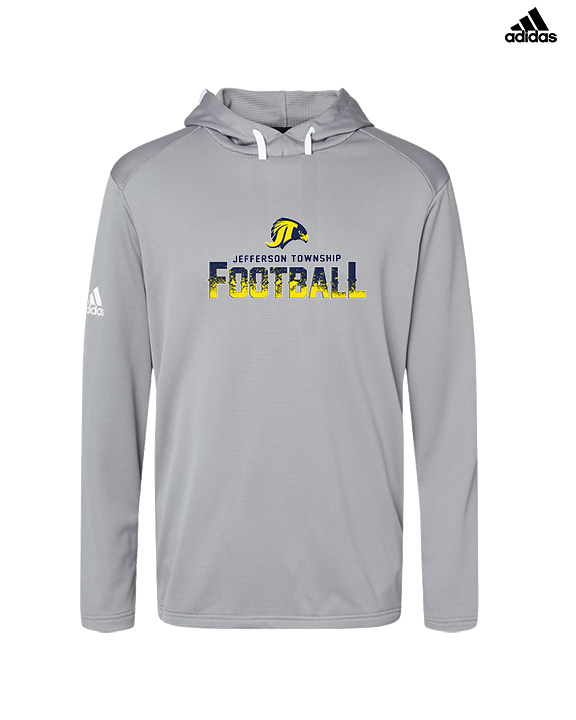 Jefferson Township HS Football Splatter v2 - Mens Adidas Hoodie