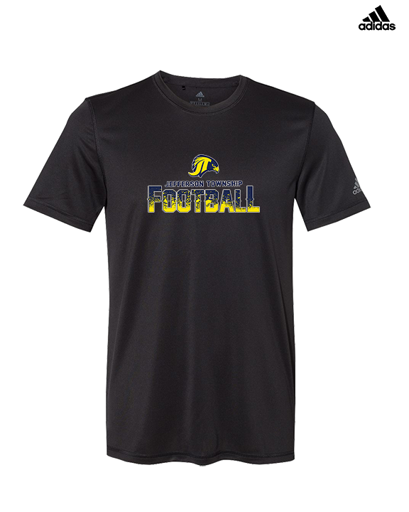 Jefferson Township HS Football Splatter v2 - Mens Adidas Performance Shirt