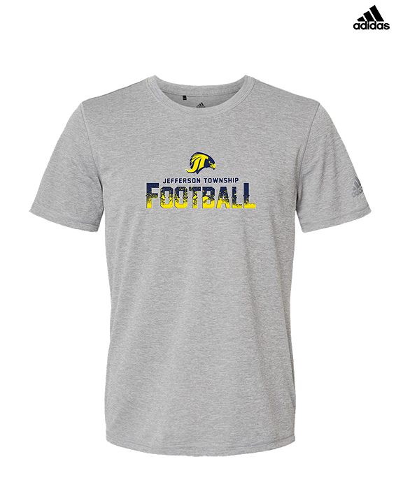 Jefferson Township HS Football Splatter v2 - Mens Adidas Performance Shirt