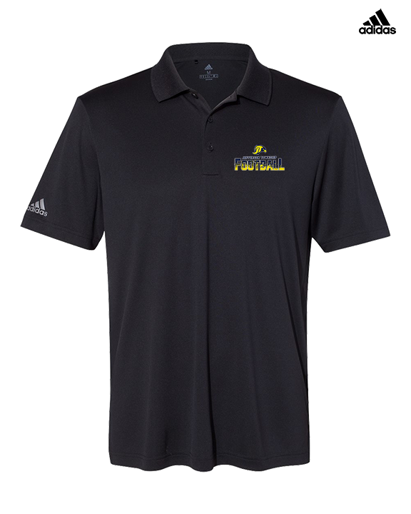 Jefferson Township HS Football Splatter v2 - Mens Adidas Polo