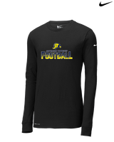 Jefferson Township HS Football Splatter v2 - Mens Nike Longsleeve