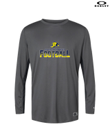 Jefferson Township HS Football Splatter v2 - Mens Oakley Longsleeve