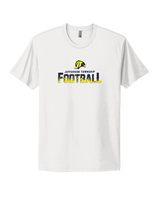 Jefferson Township HS Football Splatter v2 - Mens Select Cotton T-Shirt