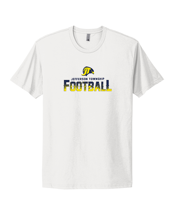 Jefferson Township HS Football Splatter v2 - Mens Select Cotton T-Shirt