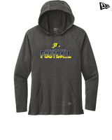 Jefferson Township HS Football Splatter v2 - New Era Tri-Blend Hoodie