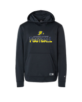 Jefferson Township HS Football Splatter v2 - Oakley Performance Hoodie