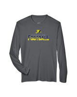 Jefferson Township HS Football Splatter v2 - Performance Longsleeve