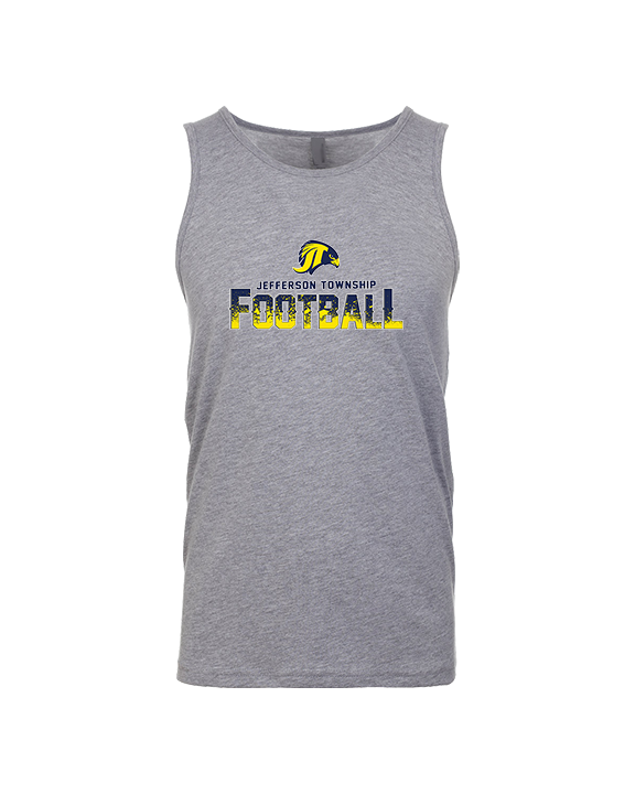 Jefferson Township HS Football Splatter v2 - Tank Top