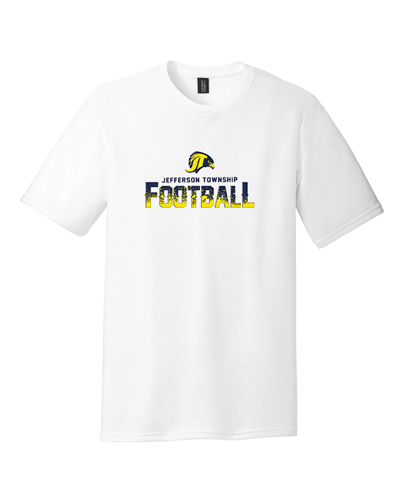 Jefferson Township HS Football Splatter v2 - Tri-Blend Shirt