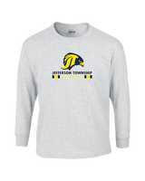 Jefferson Township HS Football Stacked - Cotton Longsleeve