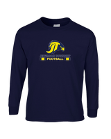 Jefferson Township HS Football Stacked - Cotton Longsleeve