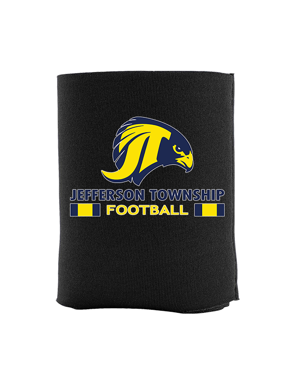 Jefferson Township HS Football Stacked - Koozie