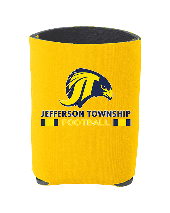 Jefferson Township HS Football Stacked - Koozie