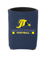Jefferson Township HS Football Stacked - Koozie