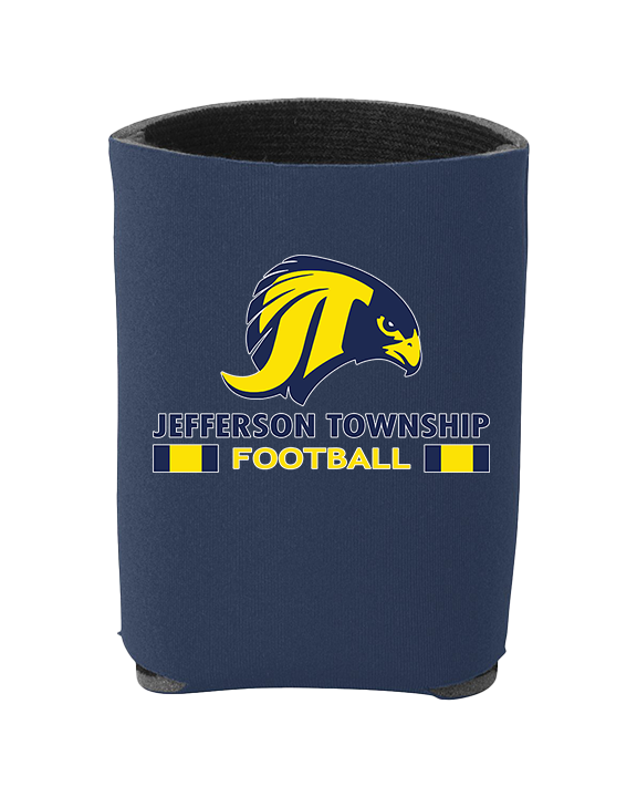 Jefferson Township HS Football Stacked - Koozie