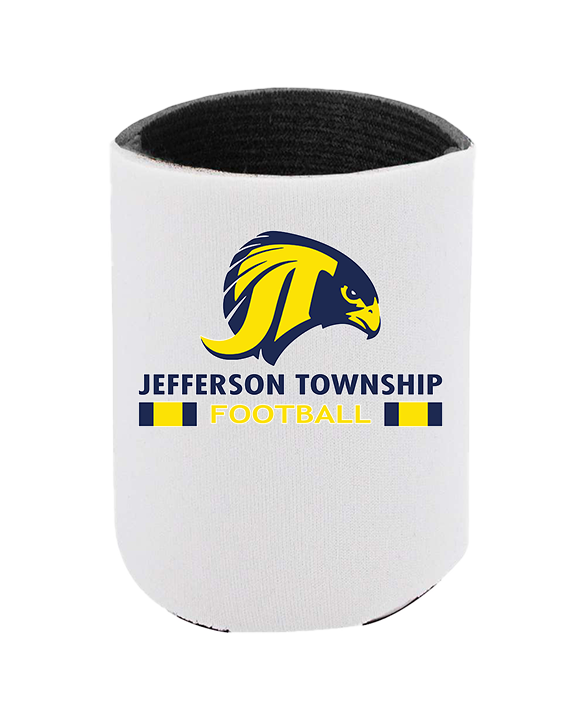 Jefferson Township HS Football Stacked - Koozie