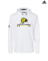 Jefferson Township HS Football Stacked - Mens Adidas Hoodie