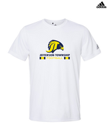 Jefferson Township HS Football Stacked - Mens Adidas Performance Shirt