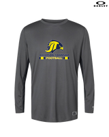 Jefferson Township HS Football Stacked - Mens Oakley Longsleeve
