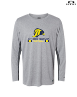 Jefferson Township HS Football Stacked - Mens Oakley Longsleeve