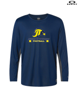 Jefferson Township HS Football Stacked - Mens Oakley Longsleeve