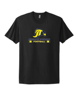 Jefferson Township HS Football Stacked - Mens Select Cotton T-Shirt