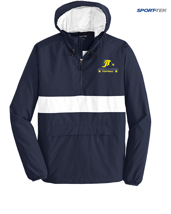 Jefferson Township HS Football Stacked - Mens Sport Tek Jacket