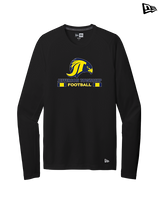 Jefferson Township HS Football Stacked - New Era Performance Long Sleeve