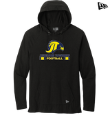 Jefferson Township HS Football Stacked - New Era Tri-Blend Hoodie
