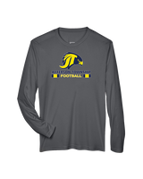 Jefferson Township HS Football Stacked - Performance Longsleeve