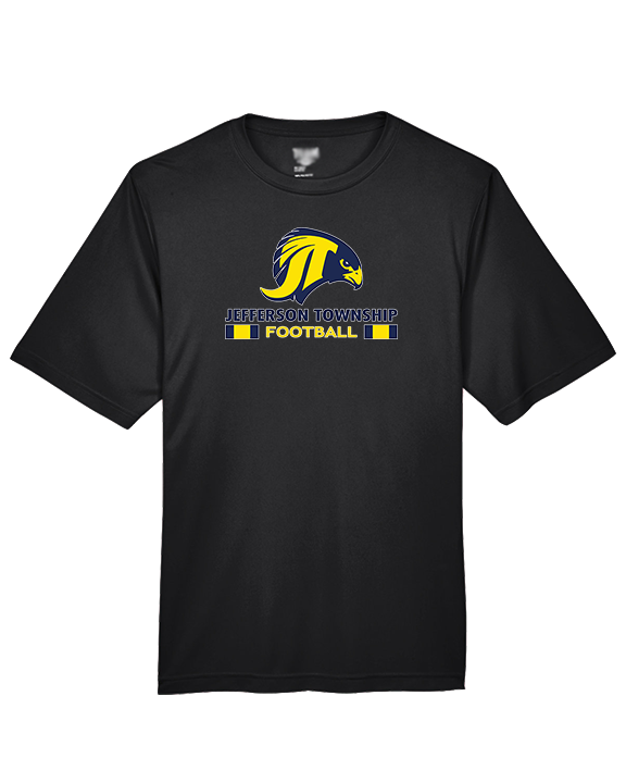 Jefferson Township HS Football Stacked - Performance Shirt