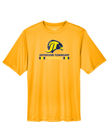 Jefferson Township HS Football Stacked - Performance Shirt