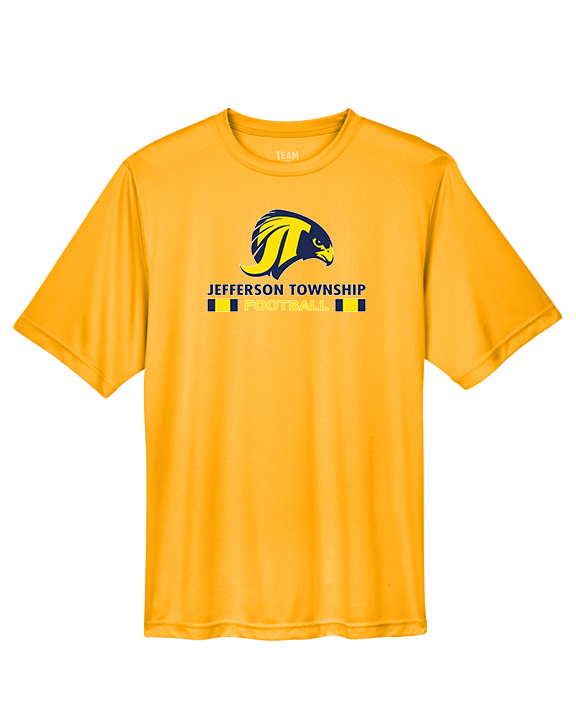 Jefferson Township HS Football Stacked - Performance Shirt