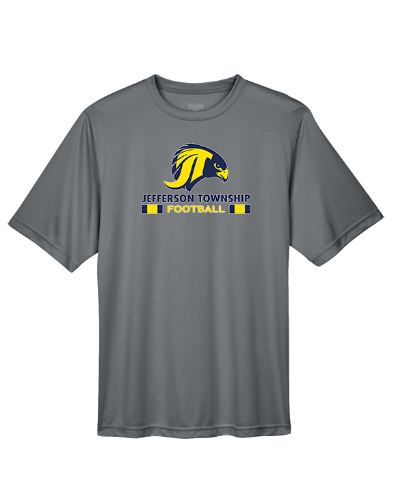 Jefferson Township HS Football Stacked - Performance Shirt