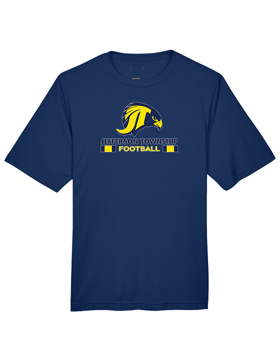 Jefferson Township HS Football Stacked - Performance Shirt