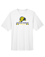 Jefferson Township HS Football Stacked - Performance Shirt