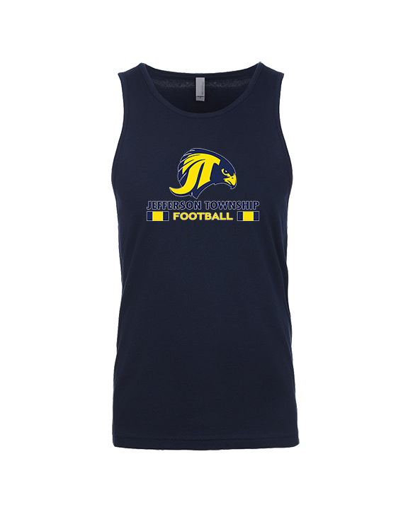 Jefferson Township HS Football Stacked - Tank Top