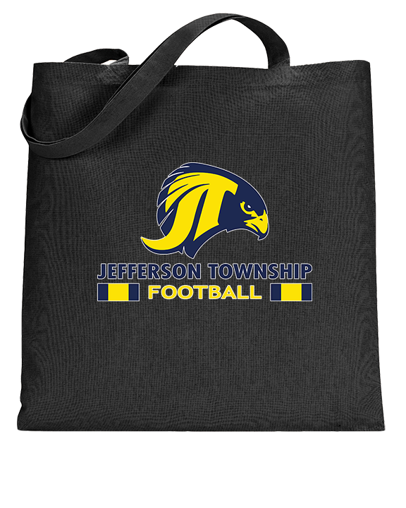 Jefferson Township HS Football Stacked - Tote