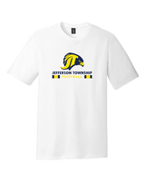 Jefferson Township HS Football Stacked - Tri-Blend Shirt