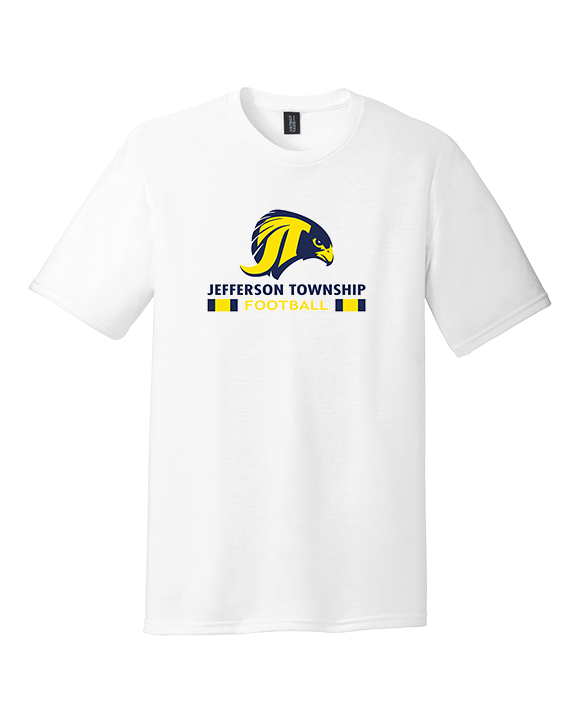 Jefferson Township HS Football Stacked - Tri-Blend Shirt