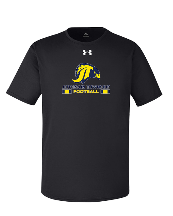 Jefferson Township HS Football Stacked - Under Armour Mens Team Tech T-Shirt