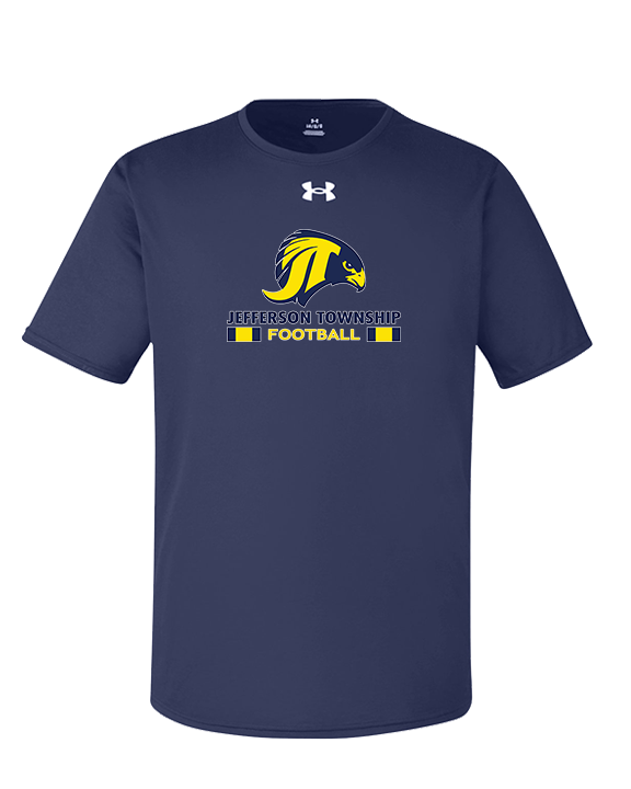 Jefferson Township HS Football Stacked - Under Armour Mens Team Tech T-Shirt